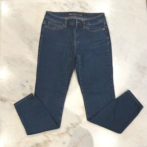 Michael Kors Women's Dark‎ Wash Denim Skinny Jeans Classic Style